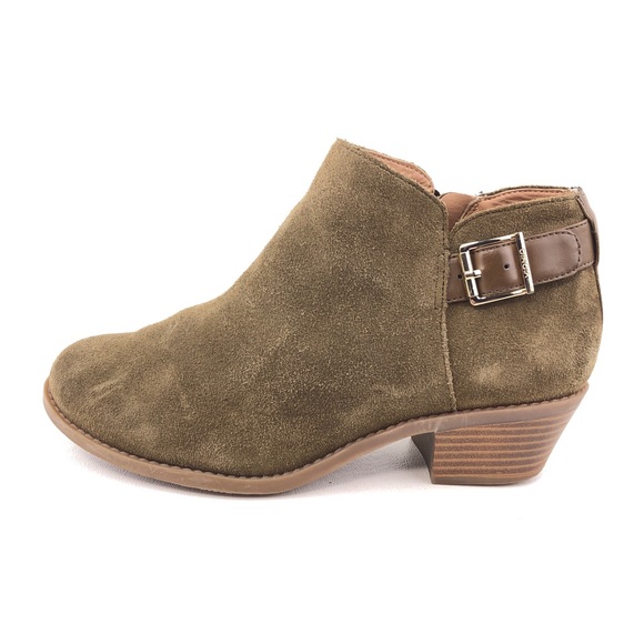 Vionic Shoes - Vionic Millie Green Leather Ankle Boots 6.5